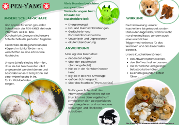 PEN-YANG® Energie Kuscheltier Schaf